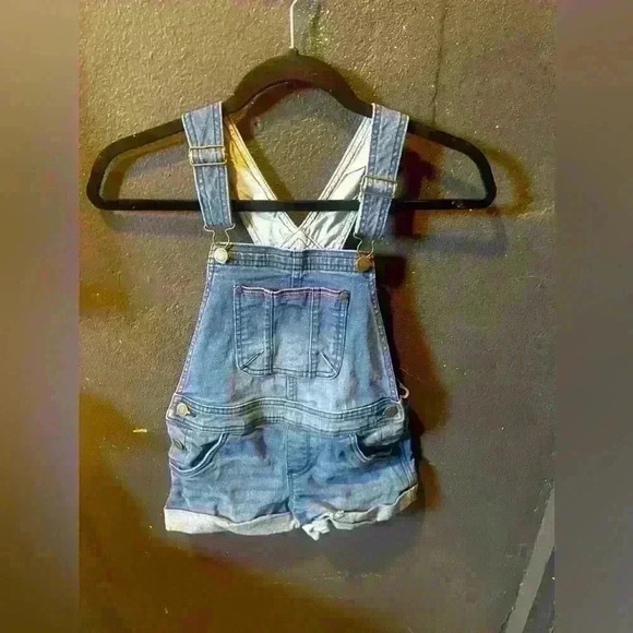 Kids Tommy Hilfiger Denim Overalls Small - Picture 1 of 3